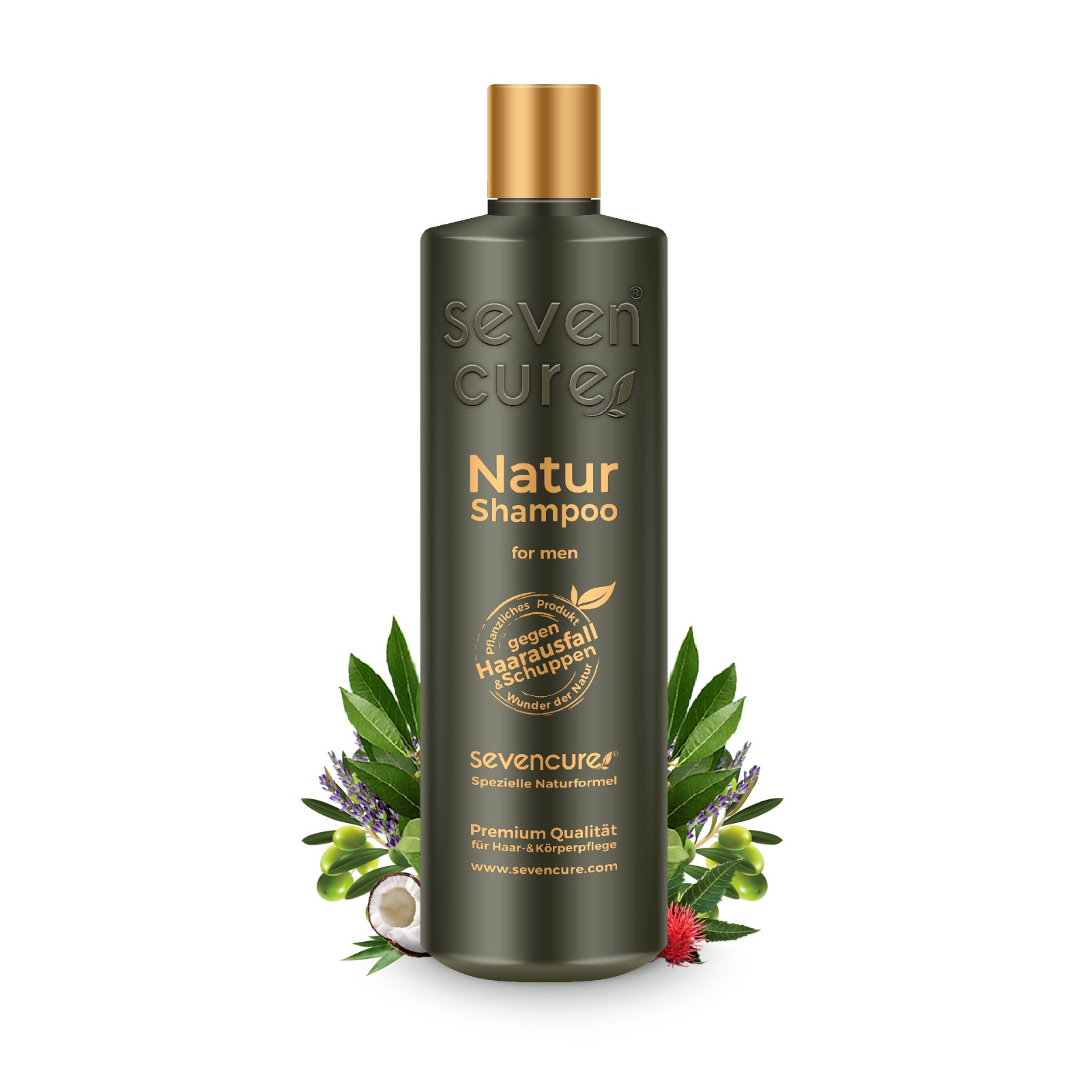 Sætte Alligevel søn Premium natural shampoo - for men - SevenCure - Natural Hair & Skin Care  Products